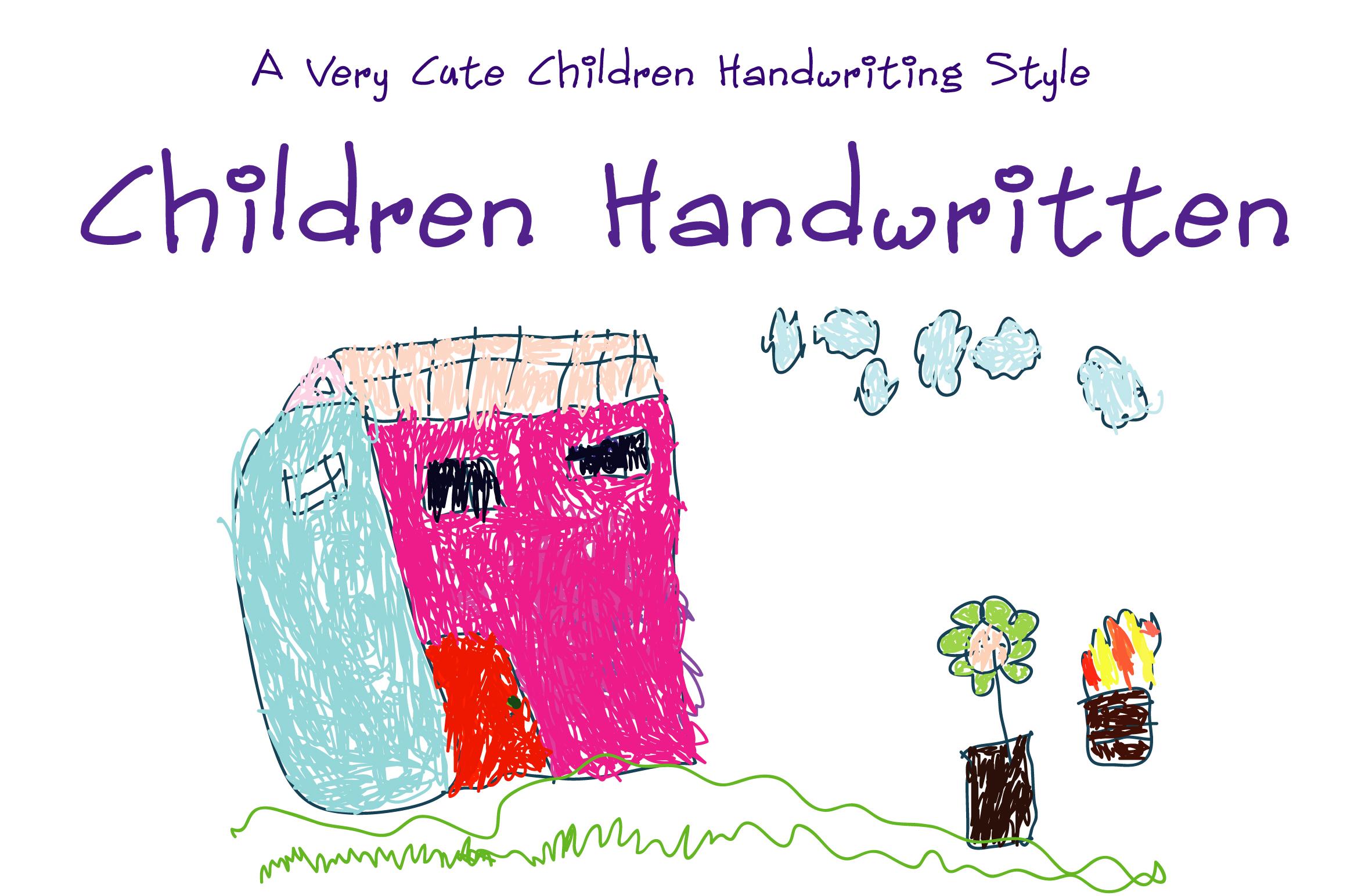 Children Handwritten Font