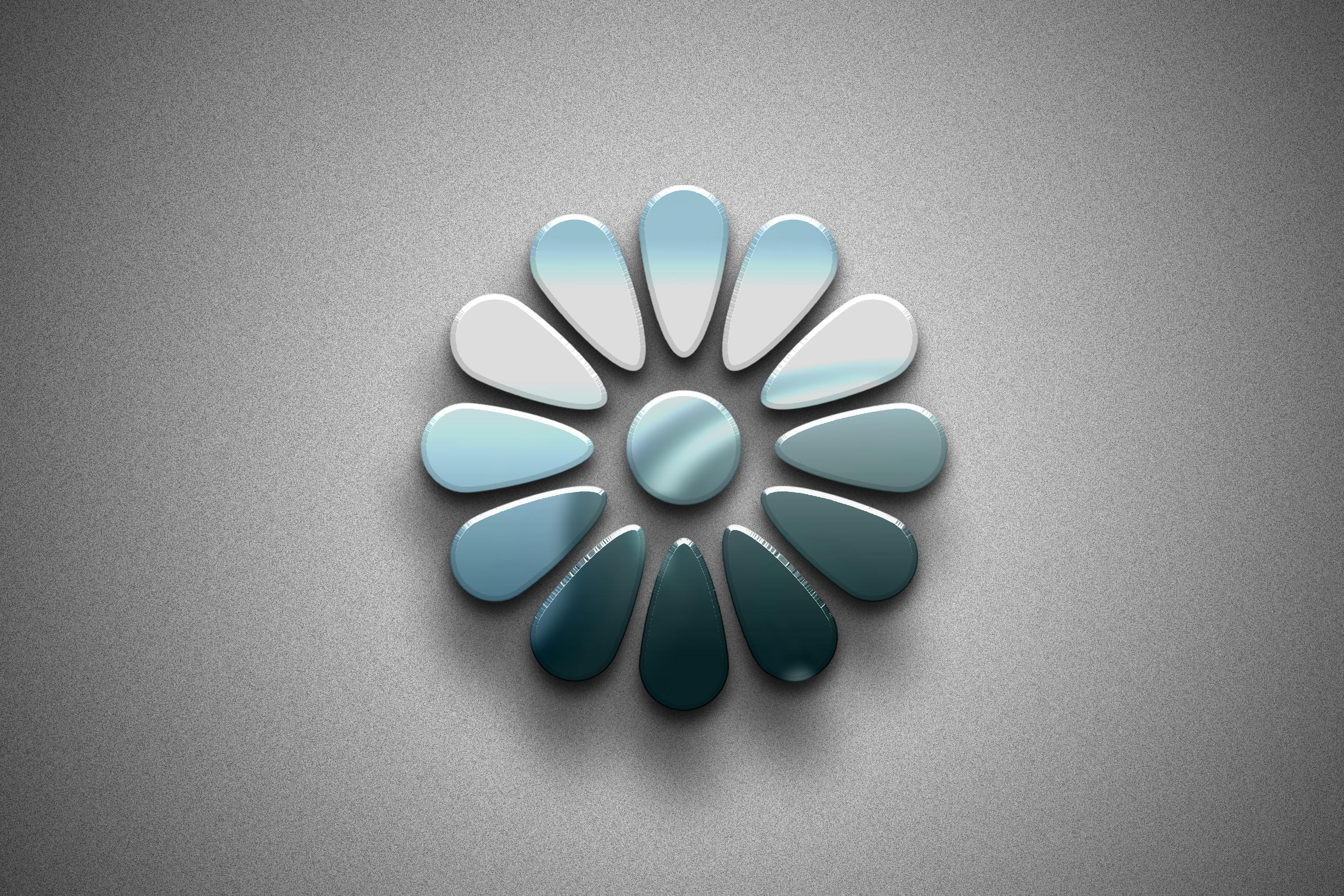 Realistic Logo Mockup PSD