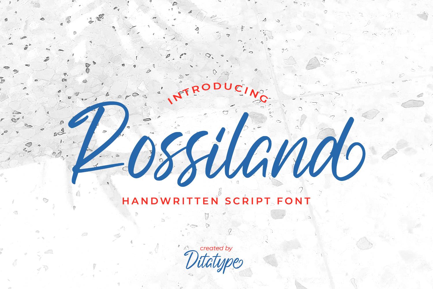 Rossiland Font