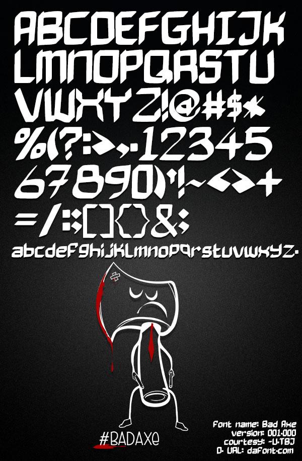 Bad Axe Font