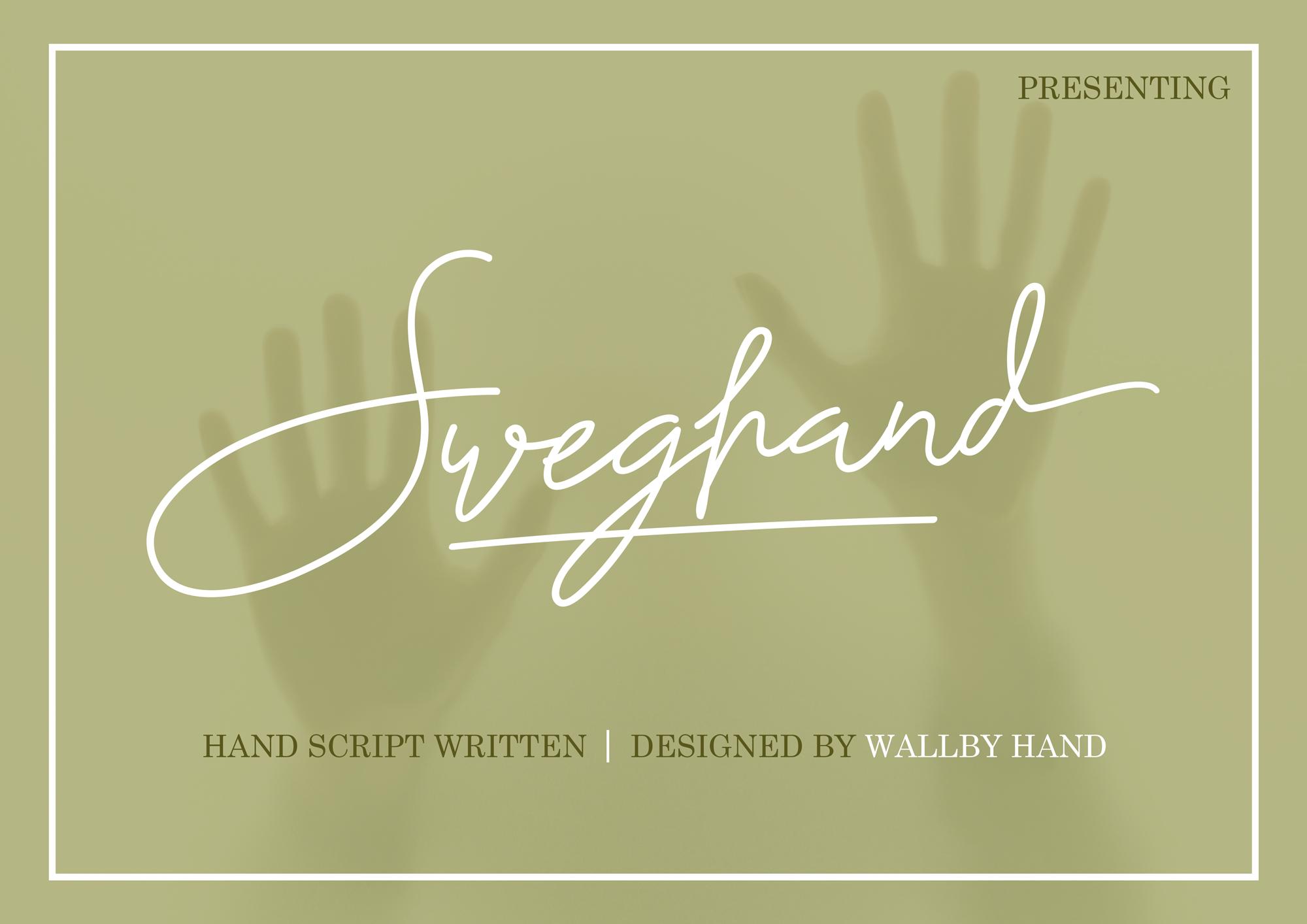 Sweghand Font