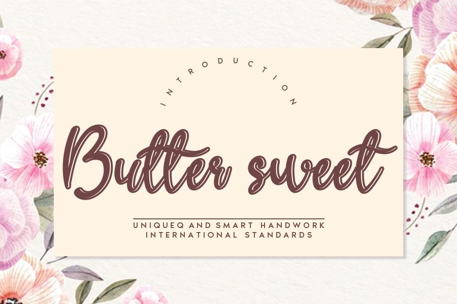 Butter Sweet Font
