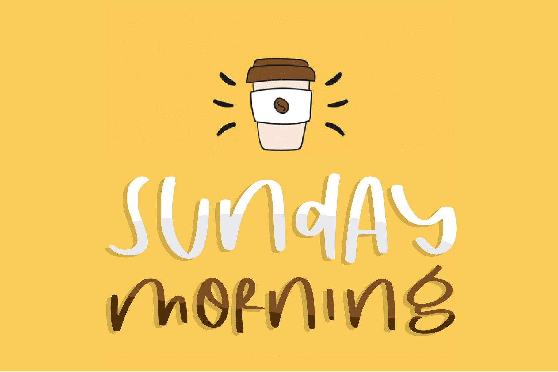 Sunday Morning Font