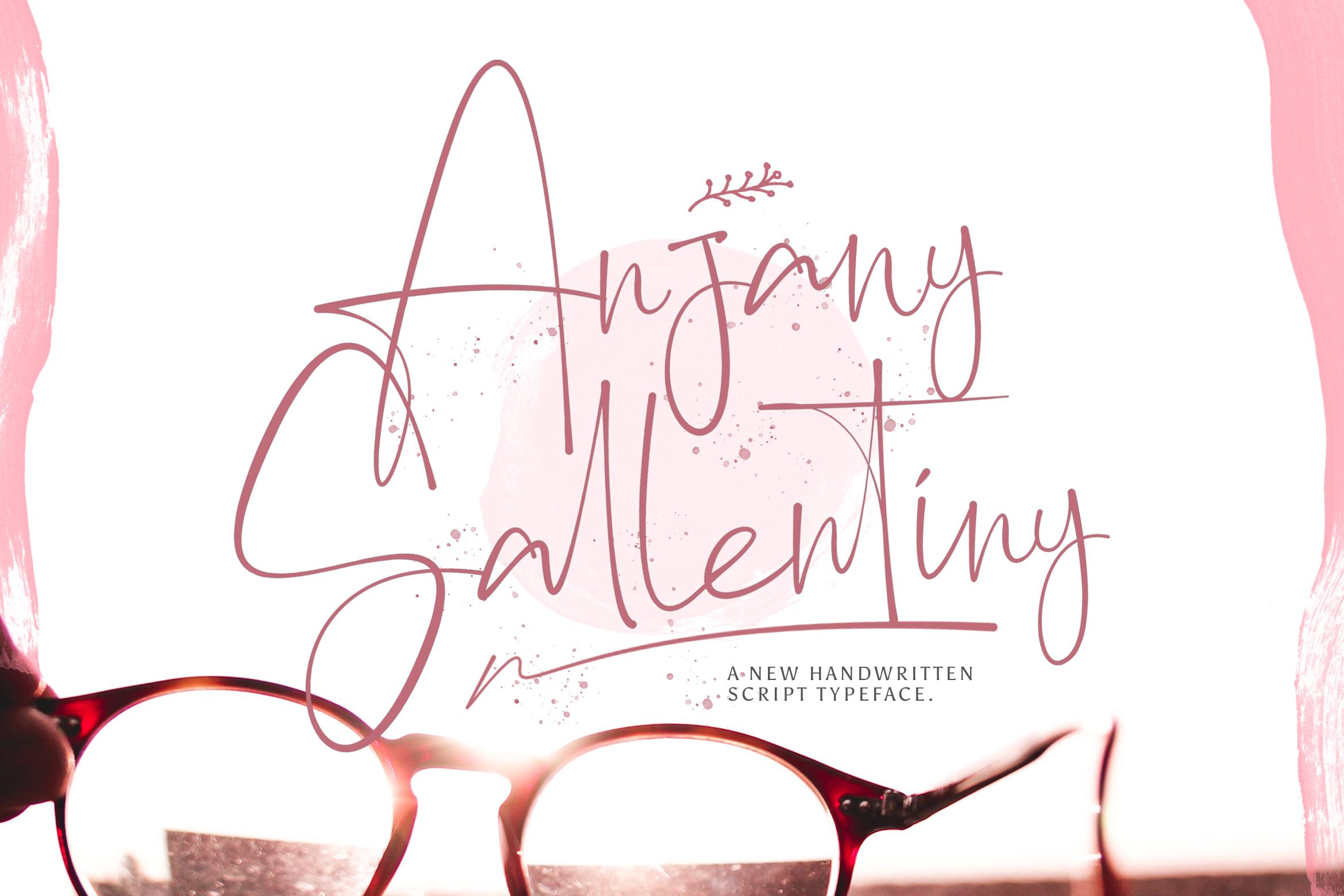 Anjany Sallentiny Font