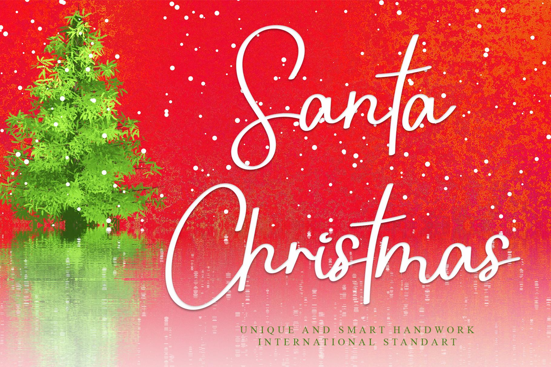 Santa Christmas Font