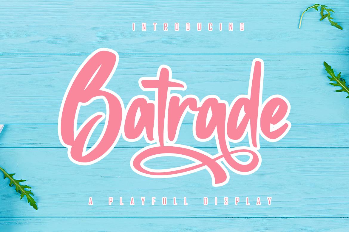 Batrade Font