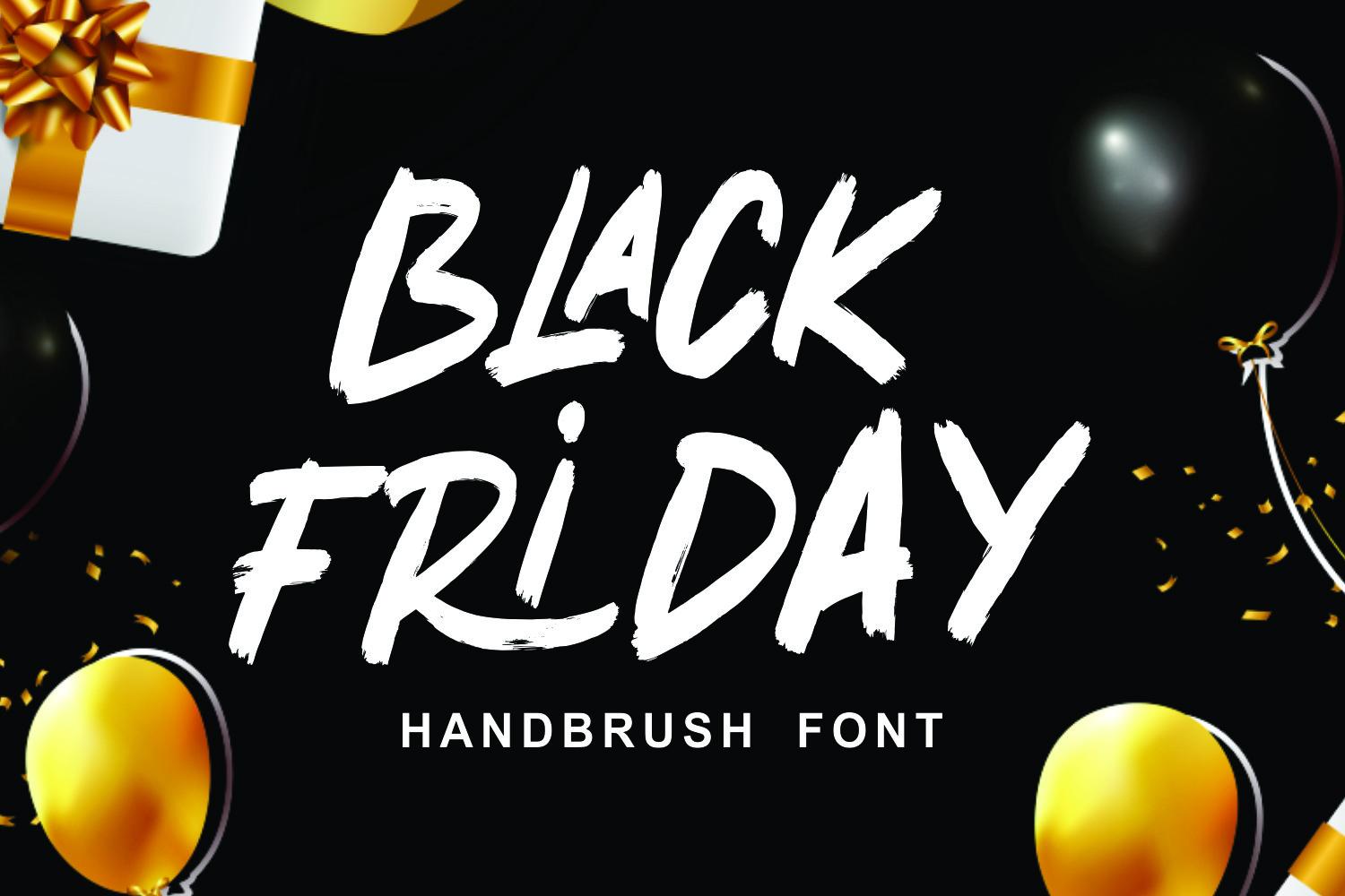 Black Friday Font