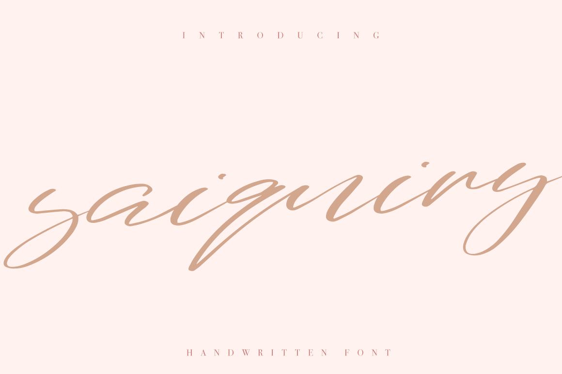Saiquiry Font