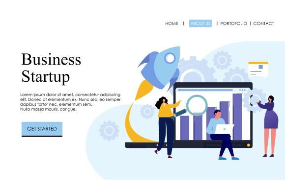 Landing Page Business Startup