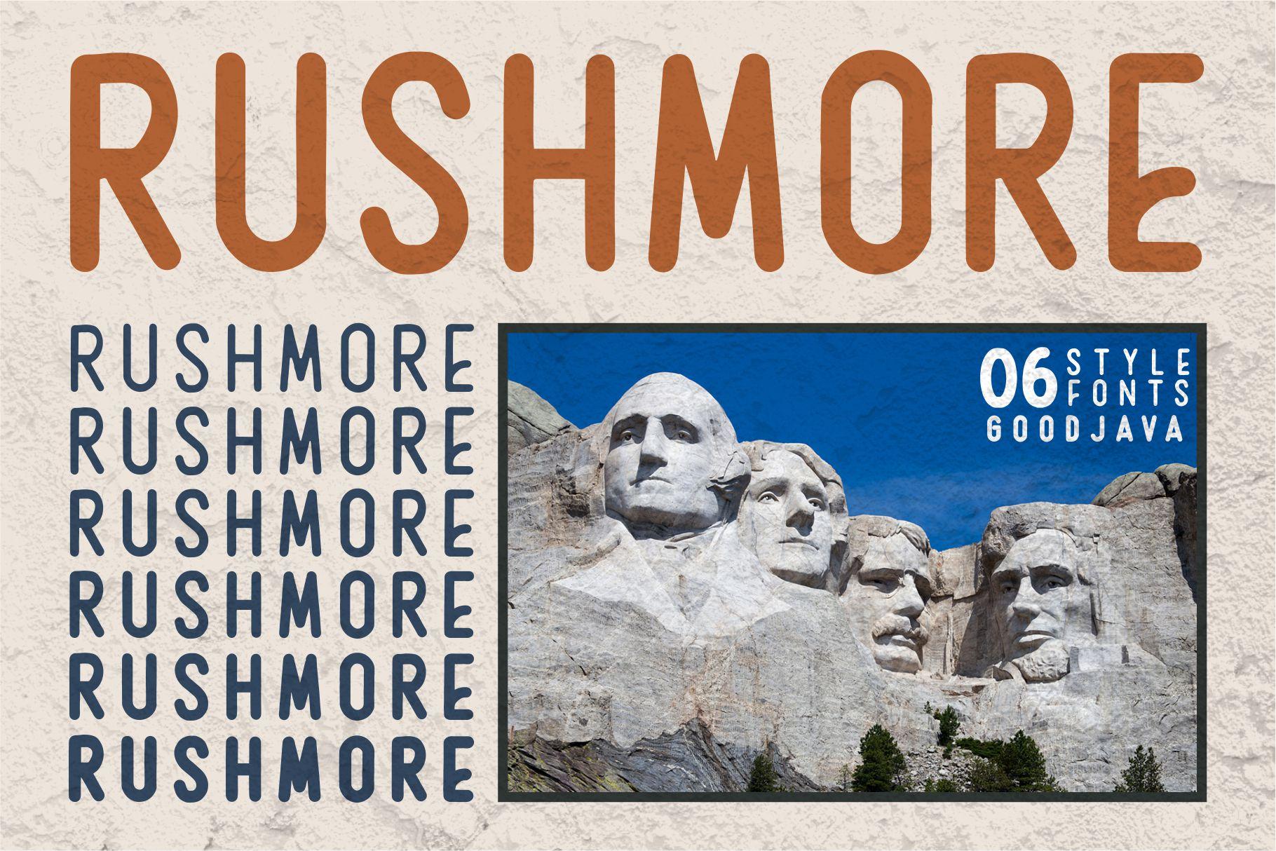 Rushmore Font