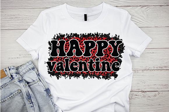 Happy Valentine Sublimation Design