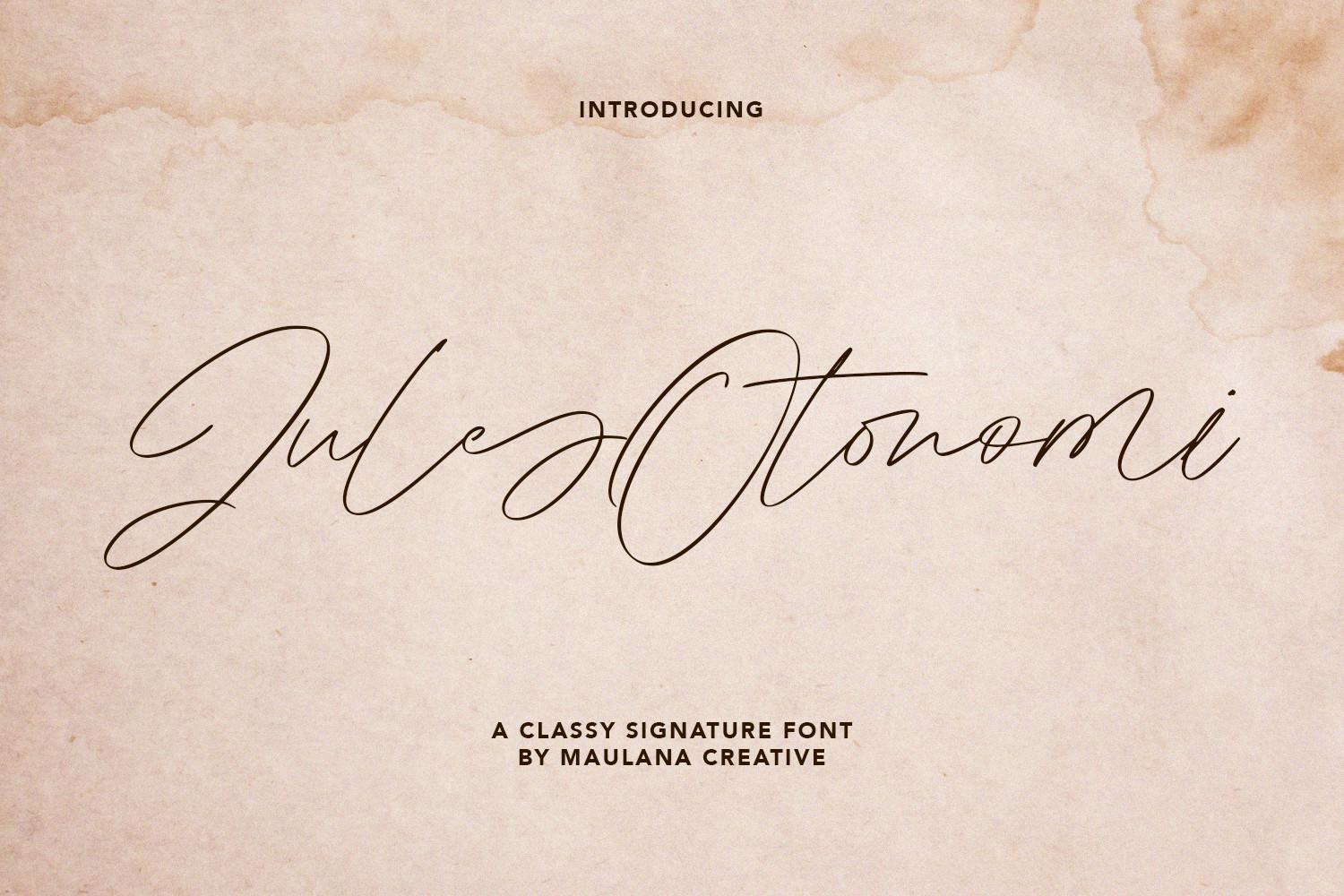 Jules Otonomi Font