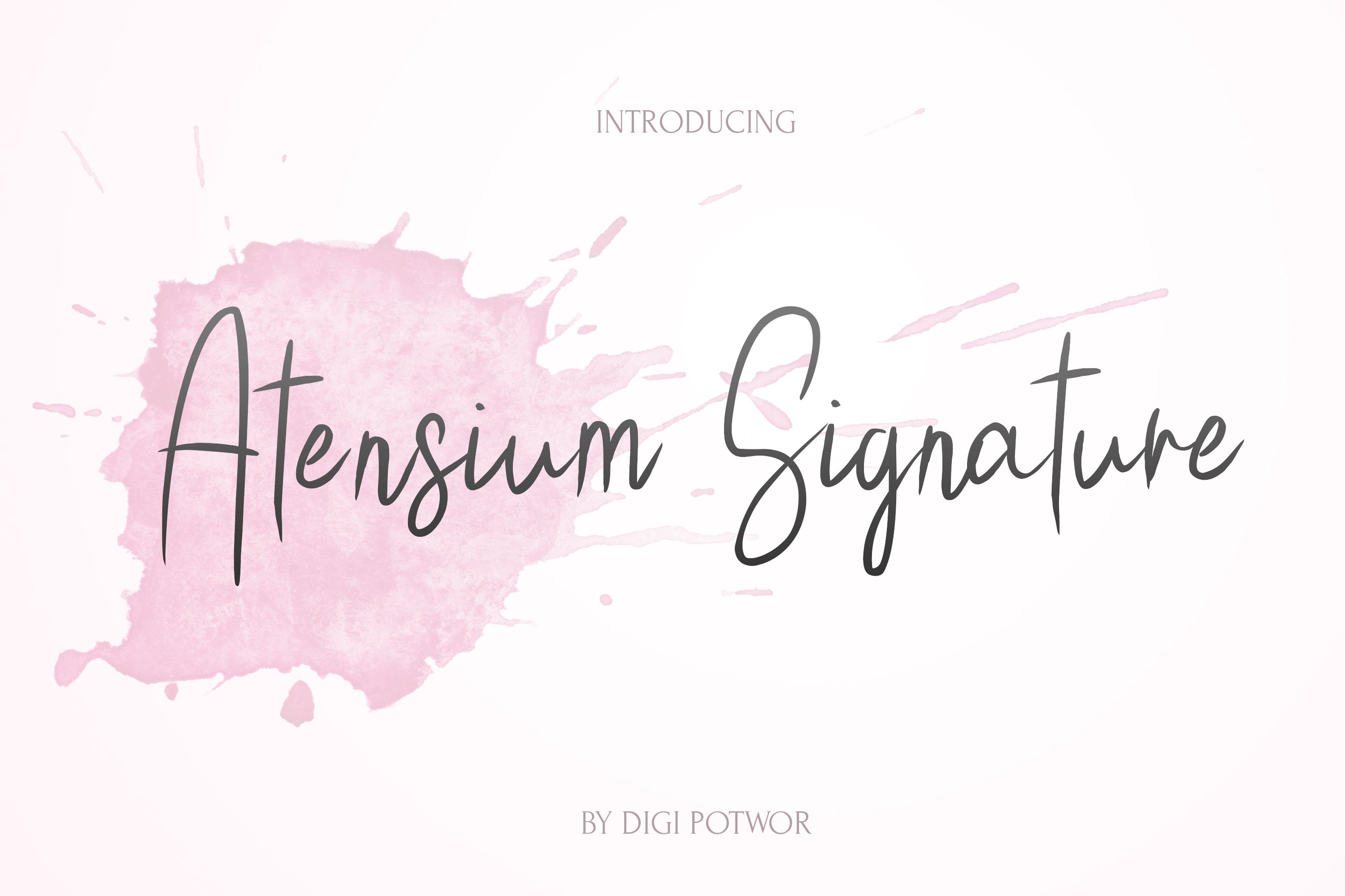 Atensium Font