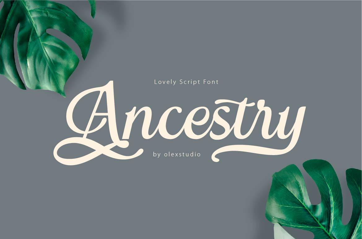 Ancestry Font