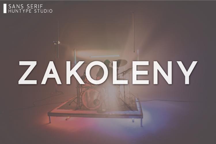 Zakoleny Font