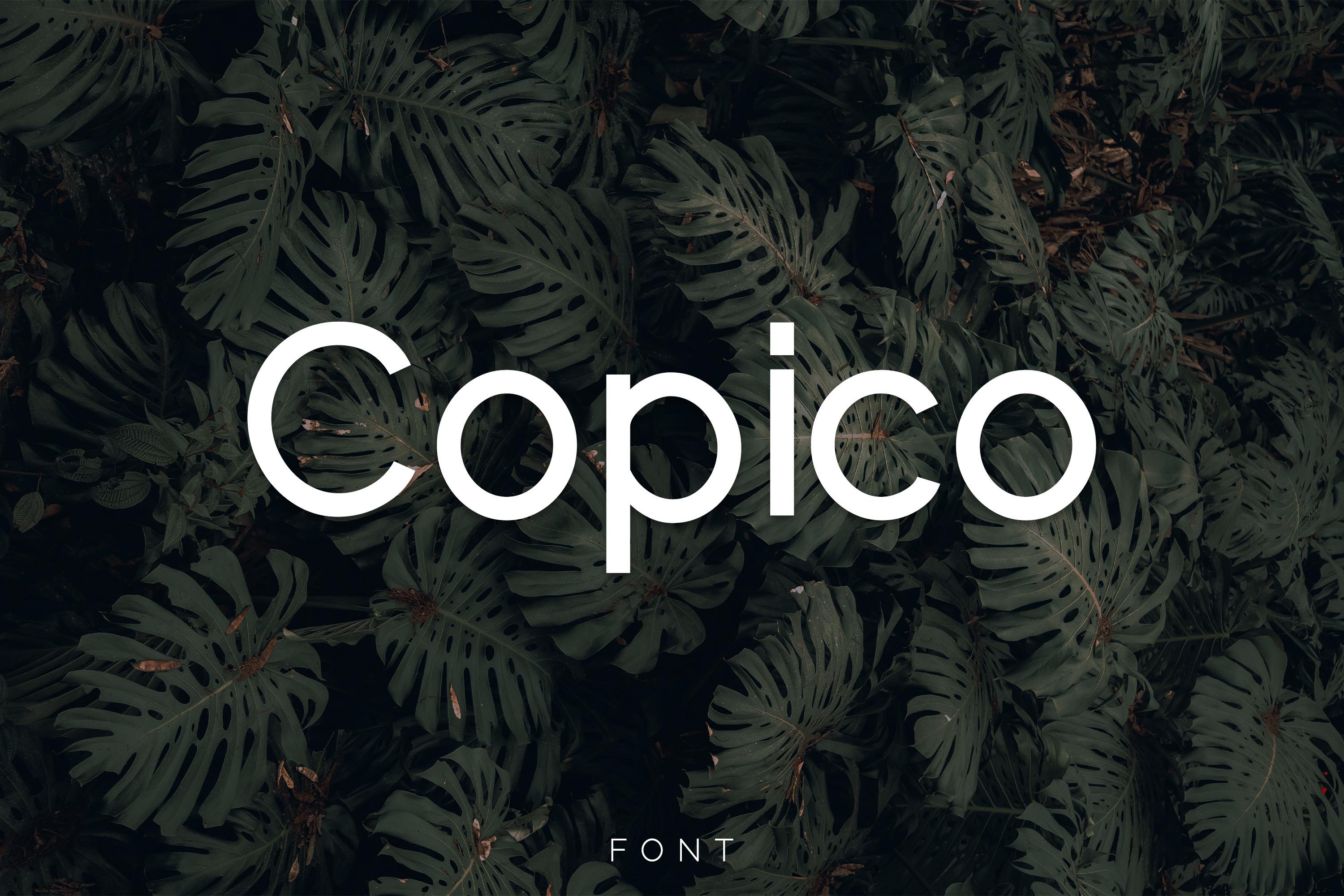 Copico Font