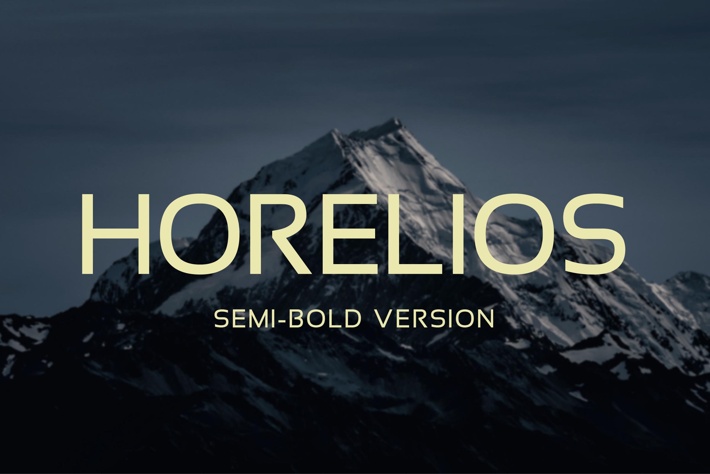 Horelios Semi-Bold Font