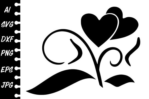 Stencil Hearts