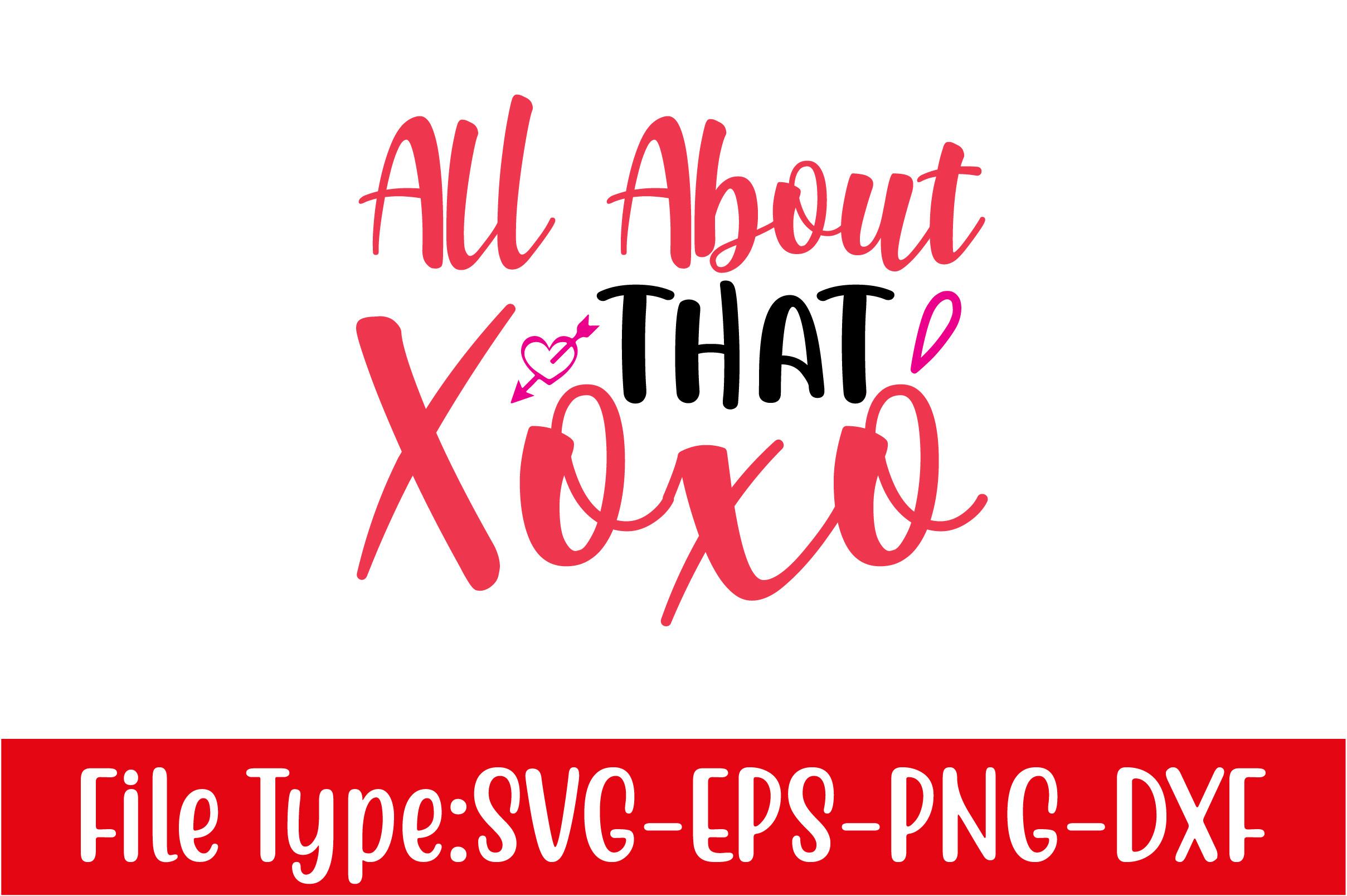Valentine's Day Svg Design,  All About T
