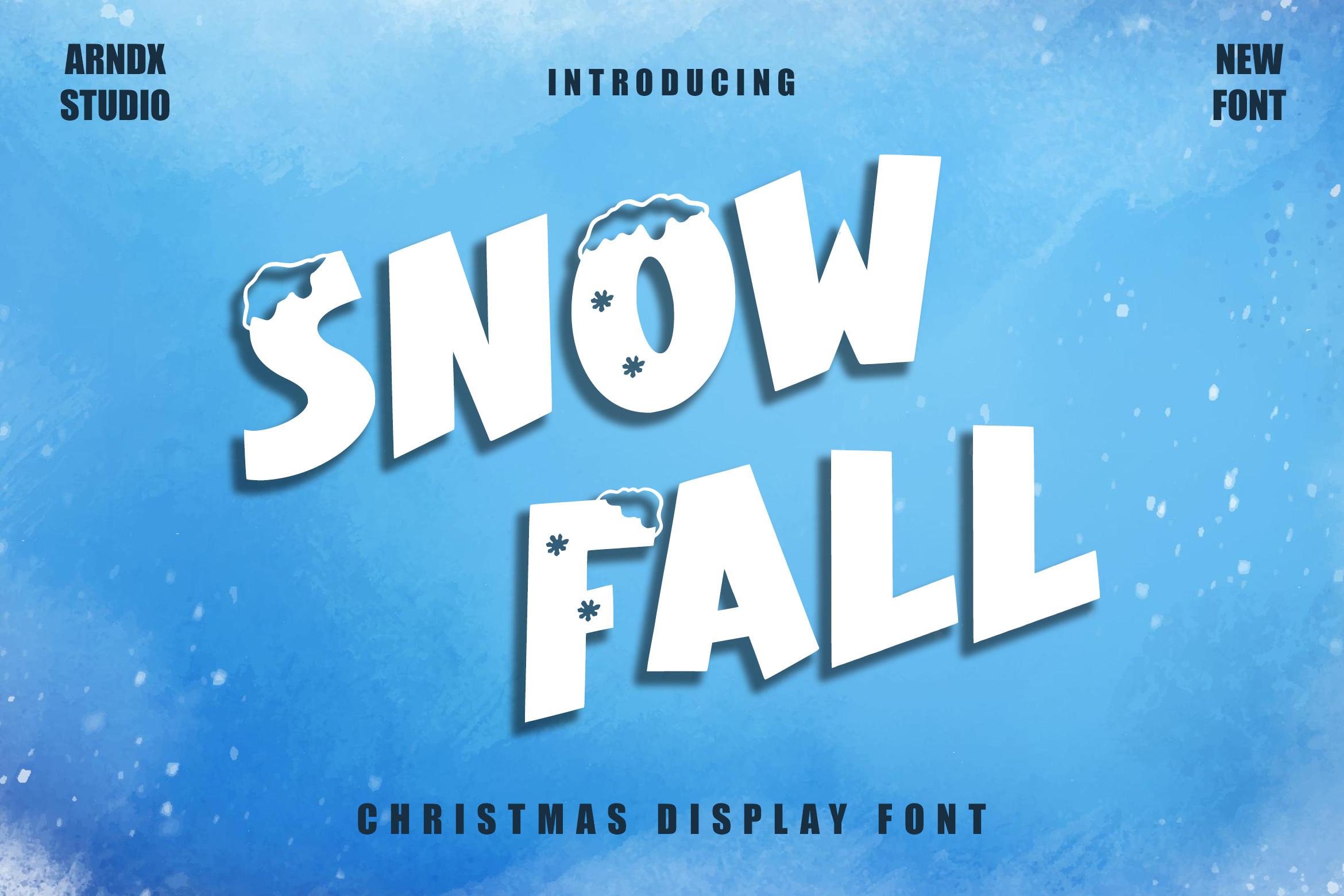 Snow Fall Font