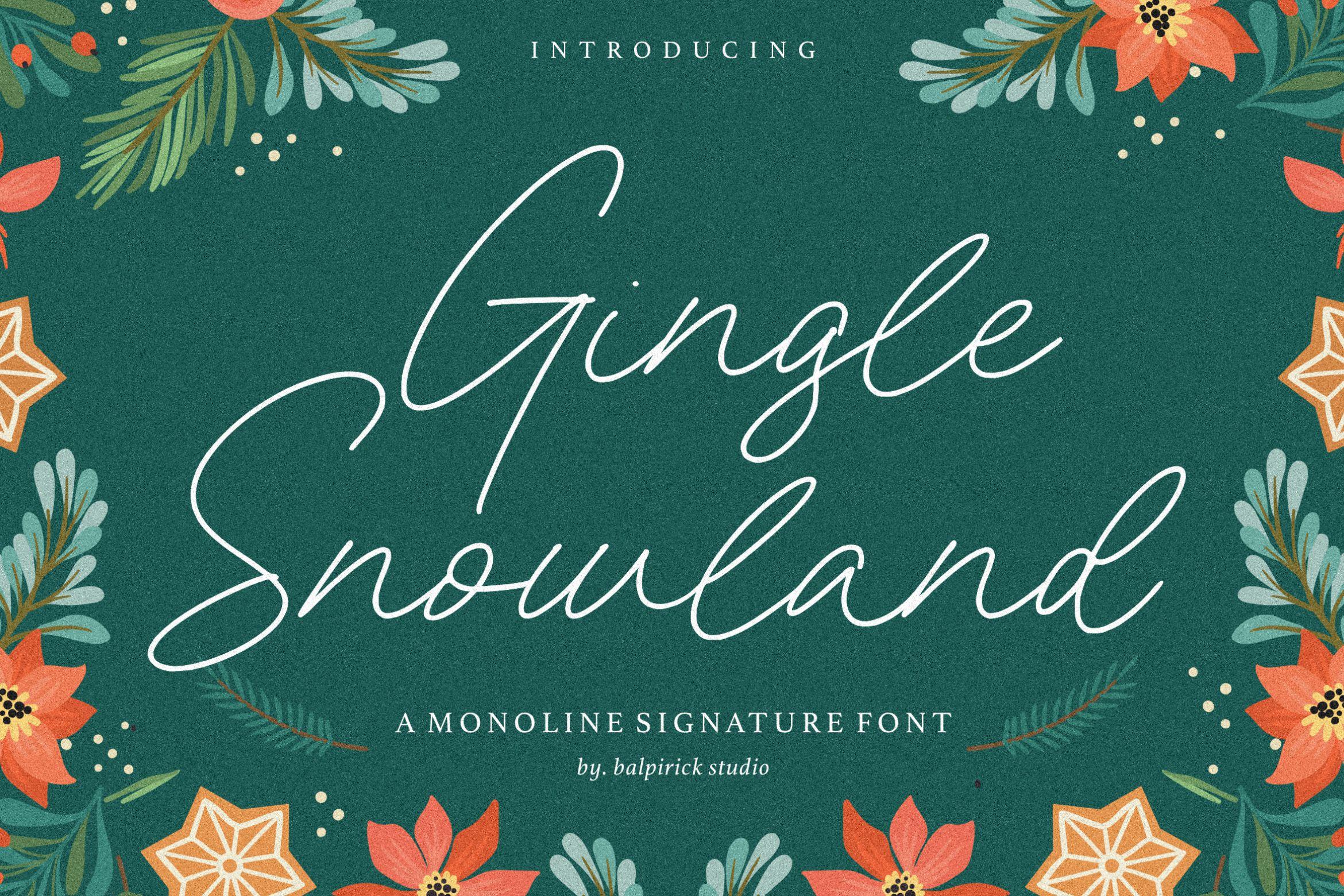 Gingle Snowland Font