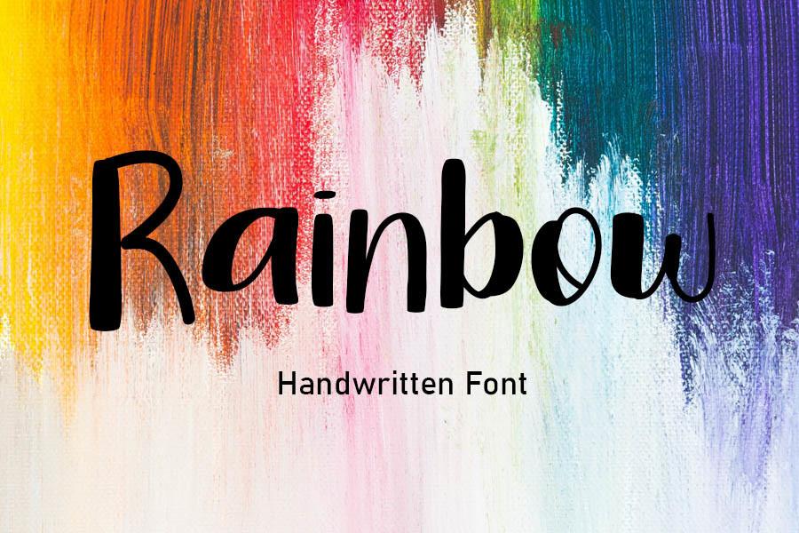 Rainbow Font