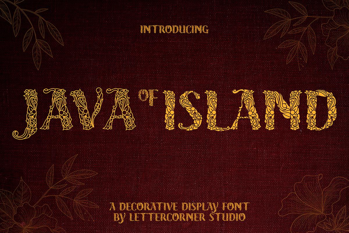 Java Island Font