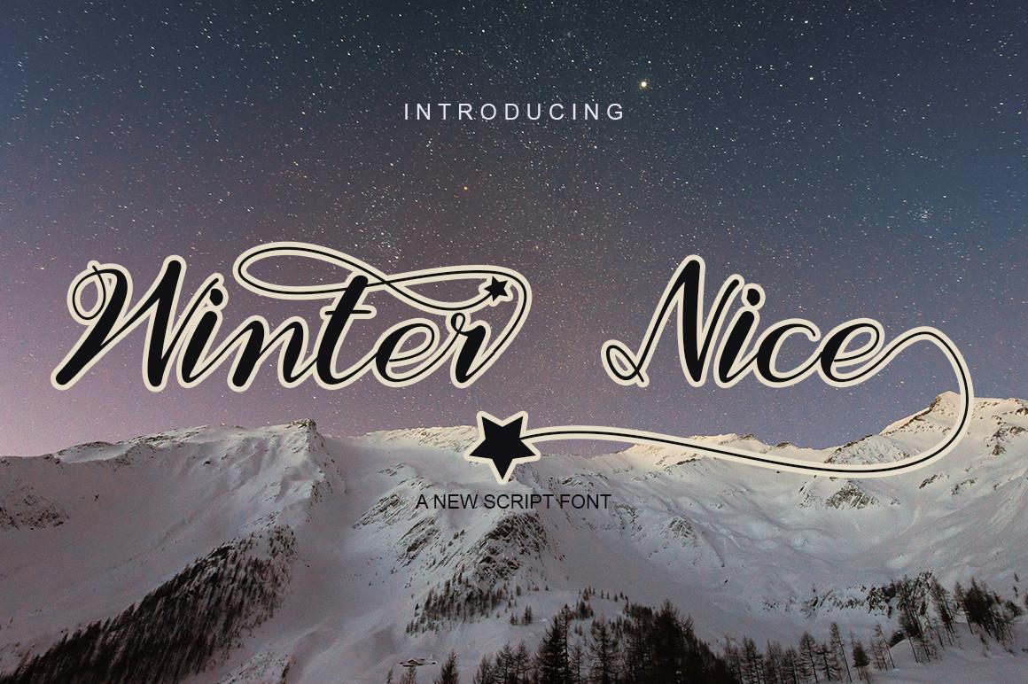 Winter Nice Font