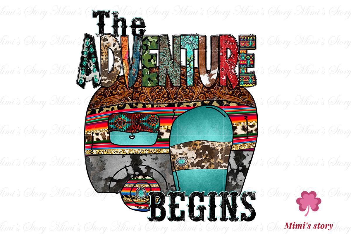The Adventure Begins Sublimation |camper