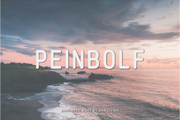 Peinbolf Font