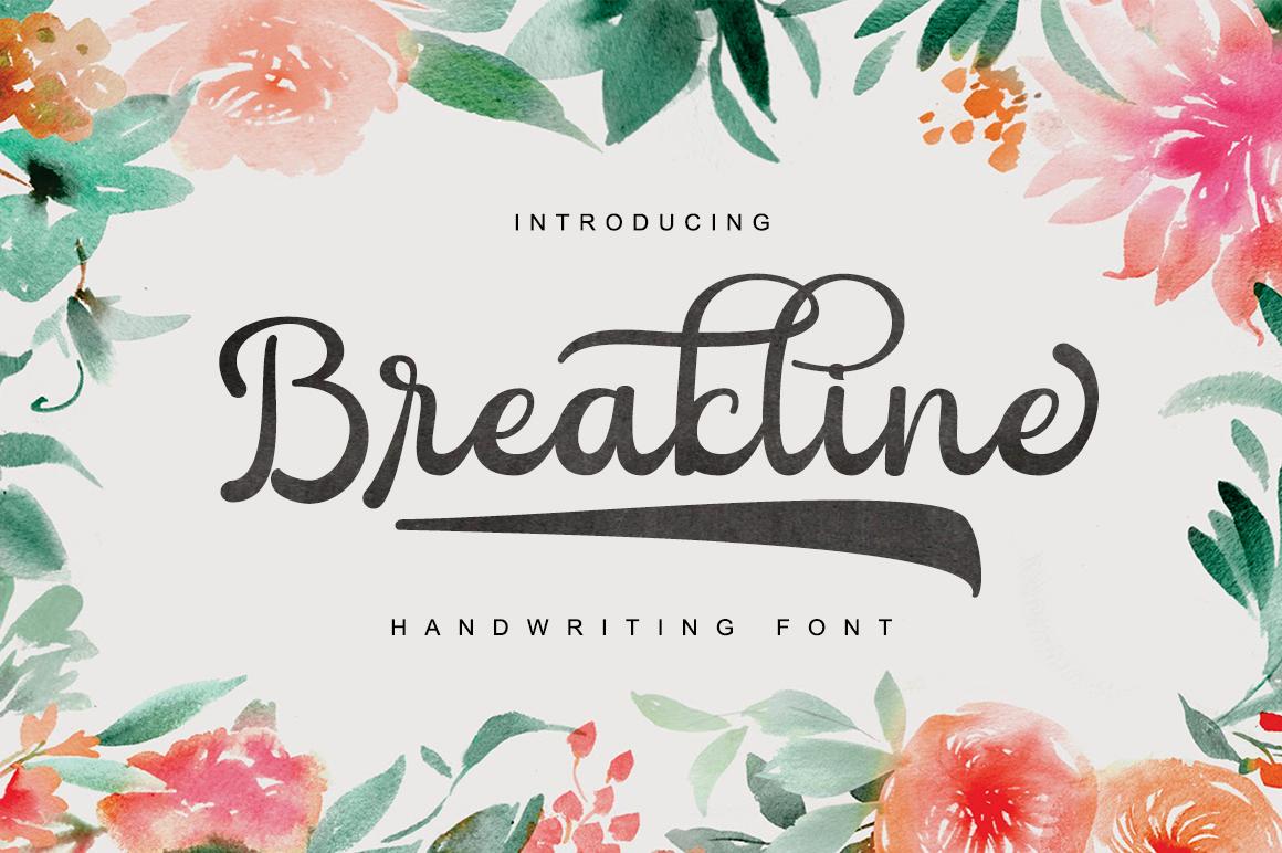 Breakline Font