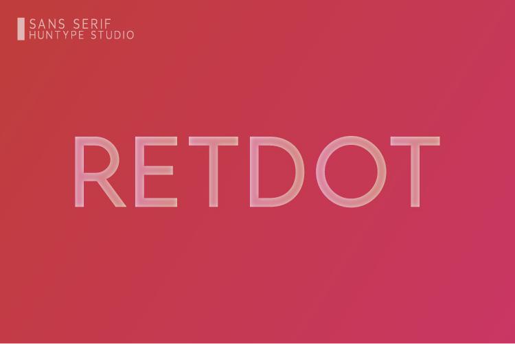 Retdot Font