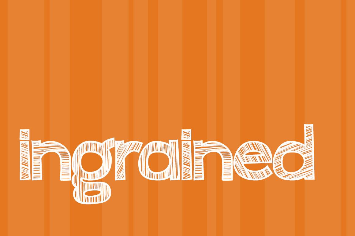 Ingrained Font