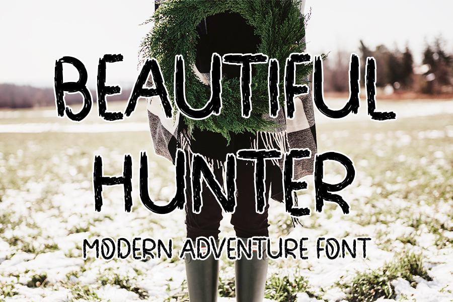 Beautiful Hunter Font