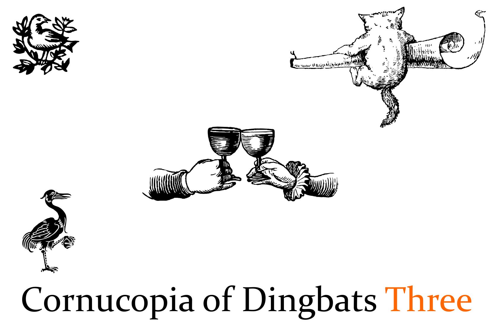 Cornucopia of Dingbats Three Font