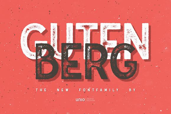 Gutenberg Family Font