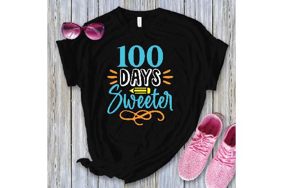 100 Days of School T-Shirt Design