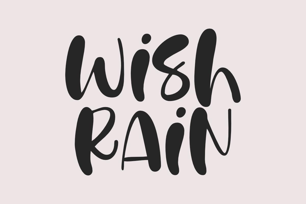 Wish Rain Font