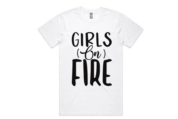 Girl Power Svg Design, Girls on Fire