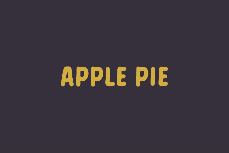 Apple Pie Font