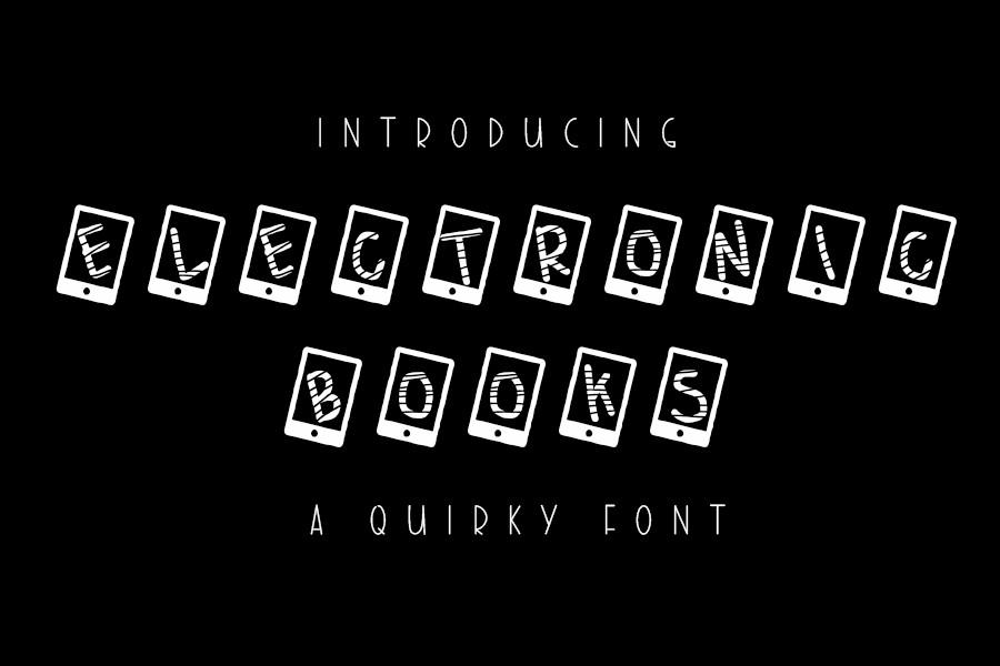 Electronic Books Font