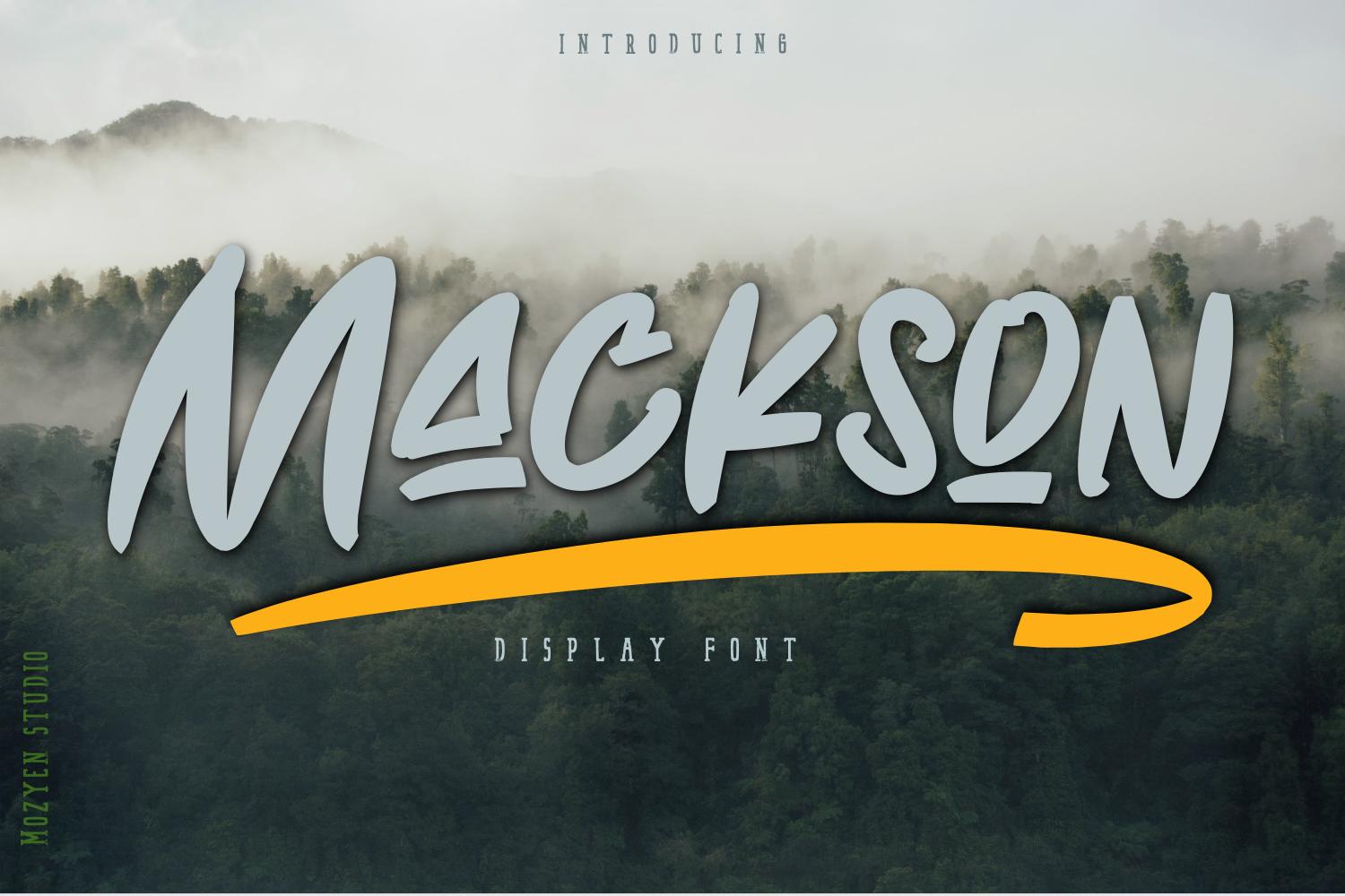 Mackson Font