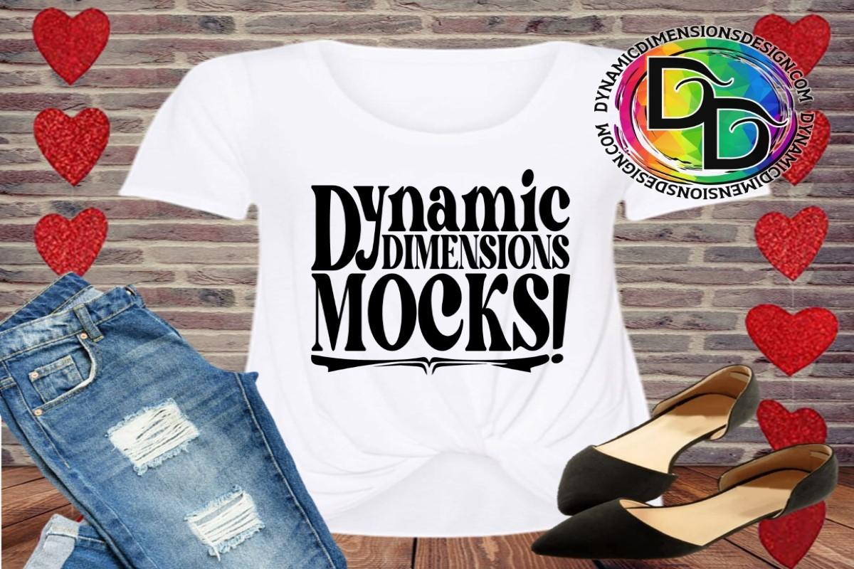 Blank White Shirt Mockup _ Valentine