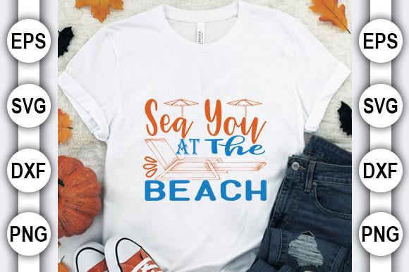 Beach Bundle Svg Design, -Sea You at the