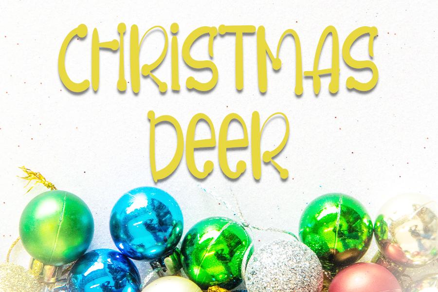 Christmas Deer Font