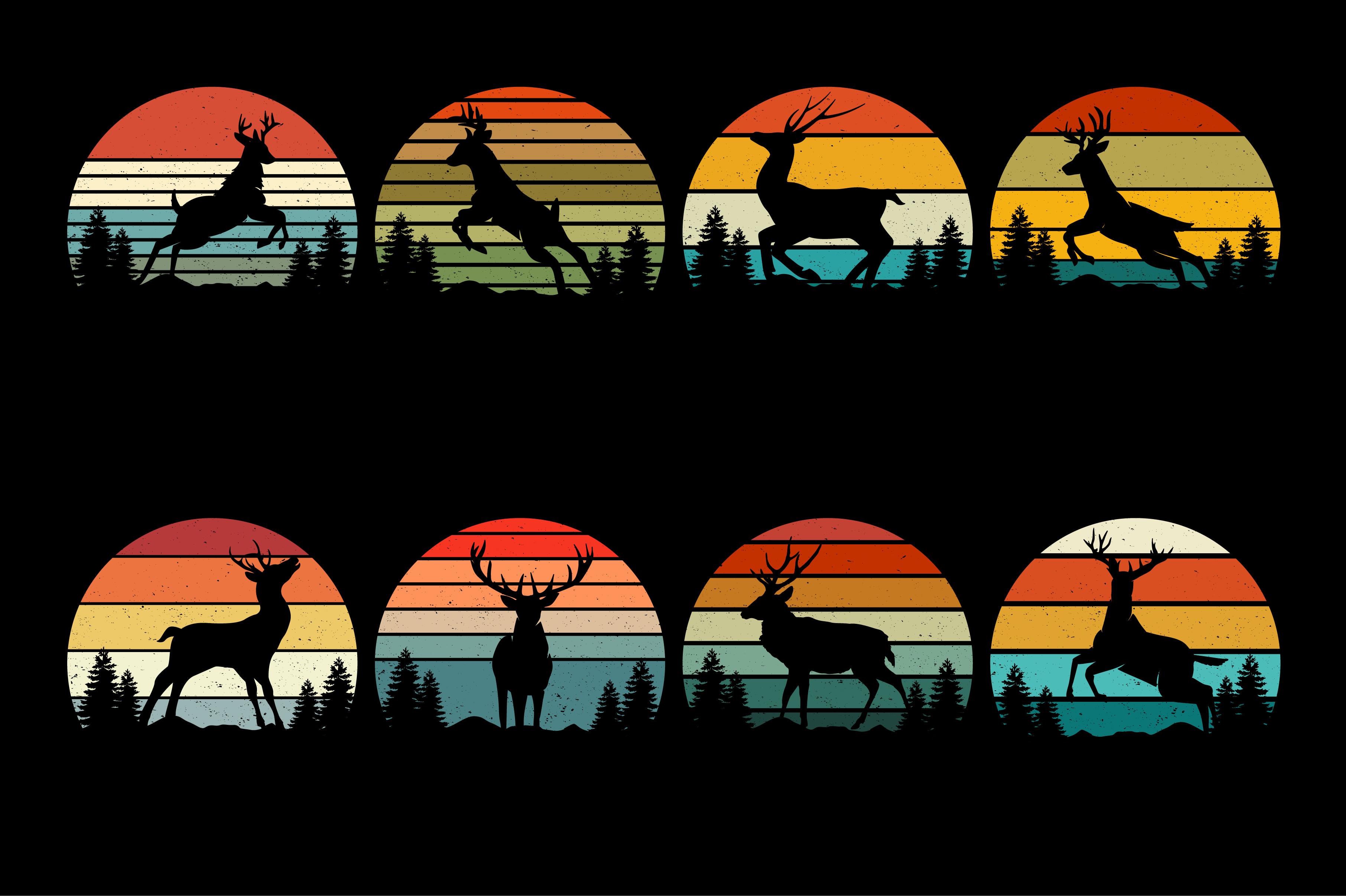 Reindeer T-Shirt Design Graphics