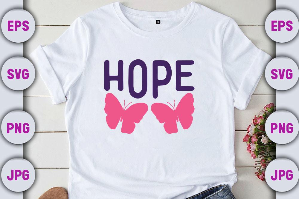 Breast Cancer Svg Design,  Hope
