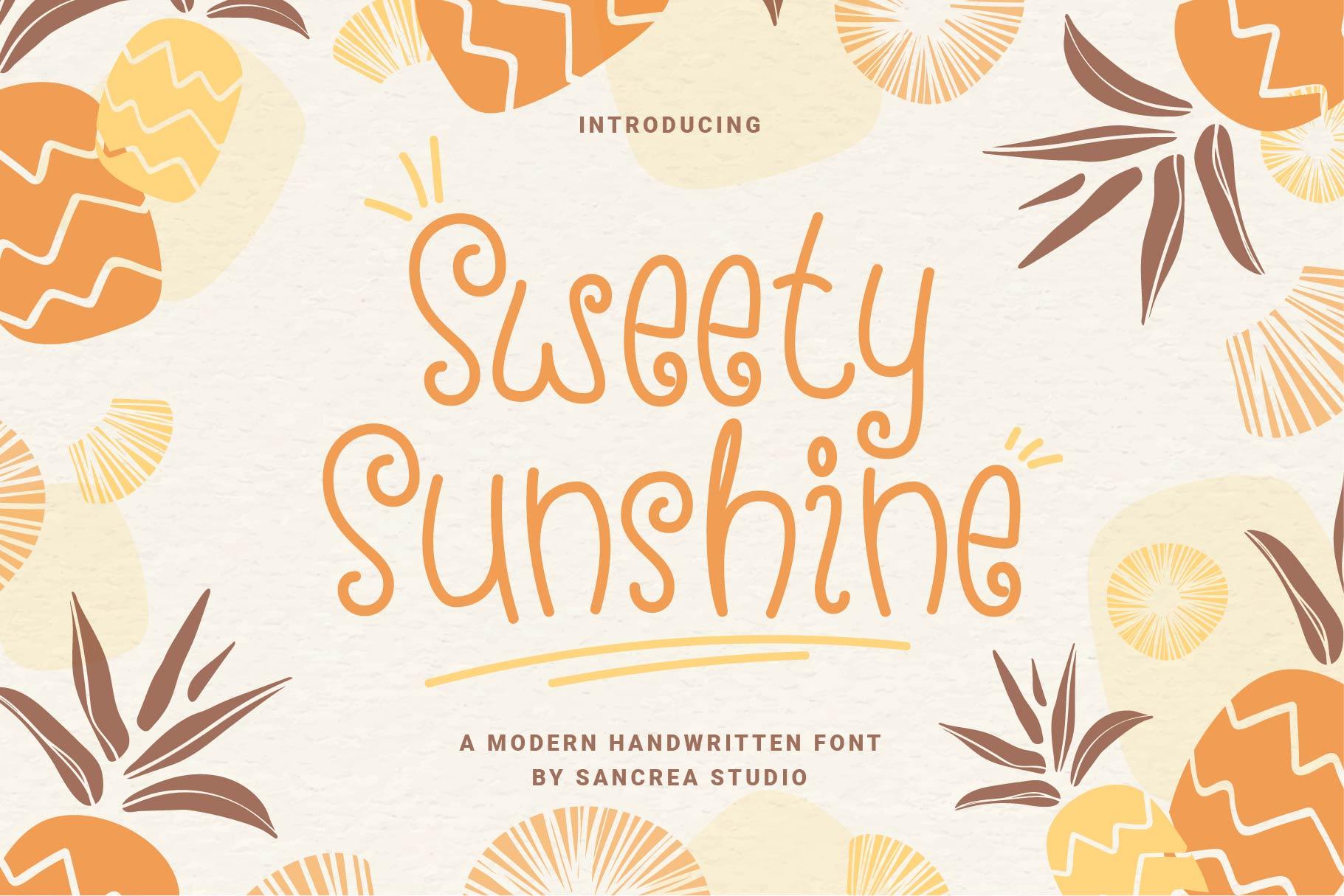 Sweety Sunshine Font