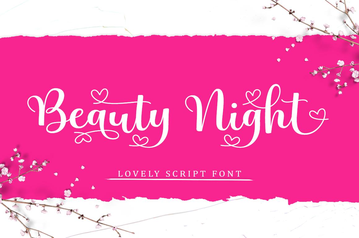 Beauty Night Font