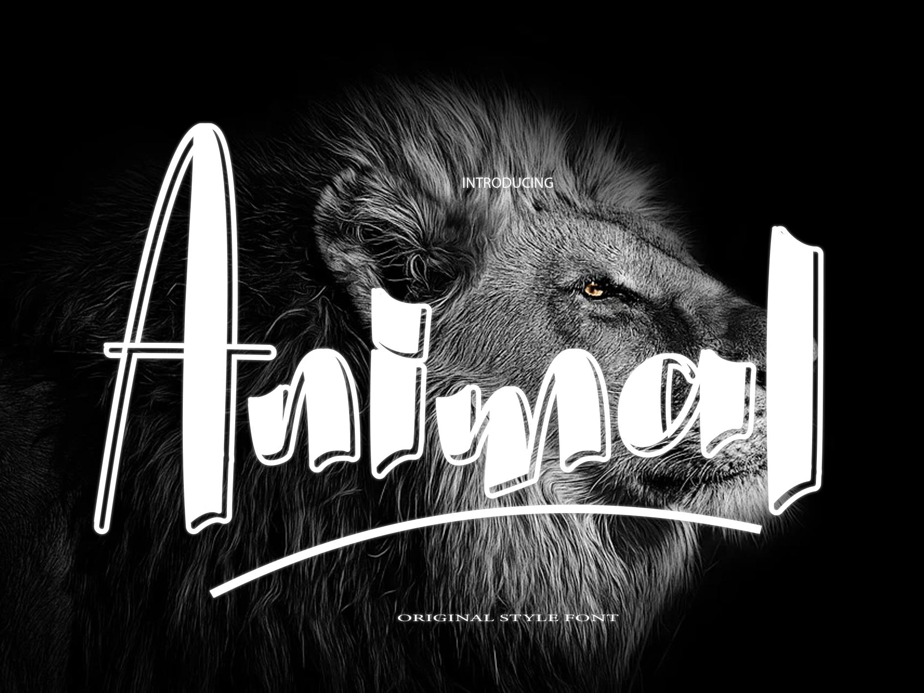 Animal Font